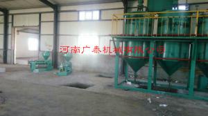 新疆塔城倪總榨油、精煉設(shè)備安裝